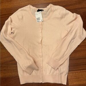 H&M Light Pink Women's Cotton Cardigan